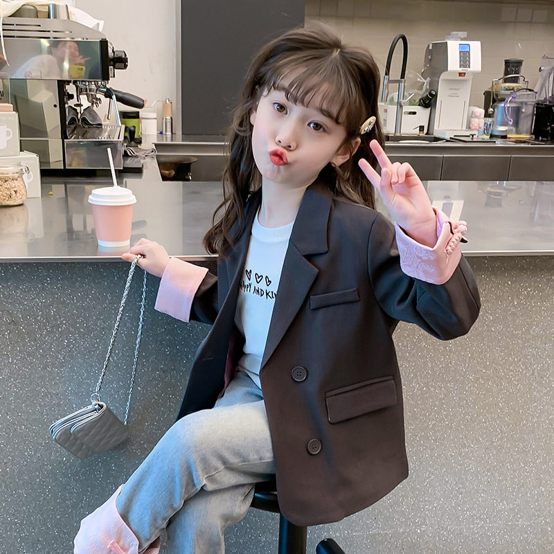 女童春装2026新款外套儿童新中式国风汉服套装春秋款女孩网红洋气