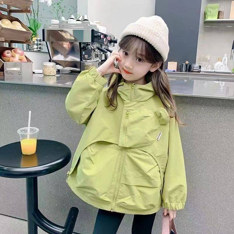 女童外套春秋季2026新款洋气儿童春装气质小女孩时尚外套韩版韩版