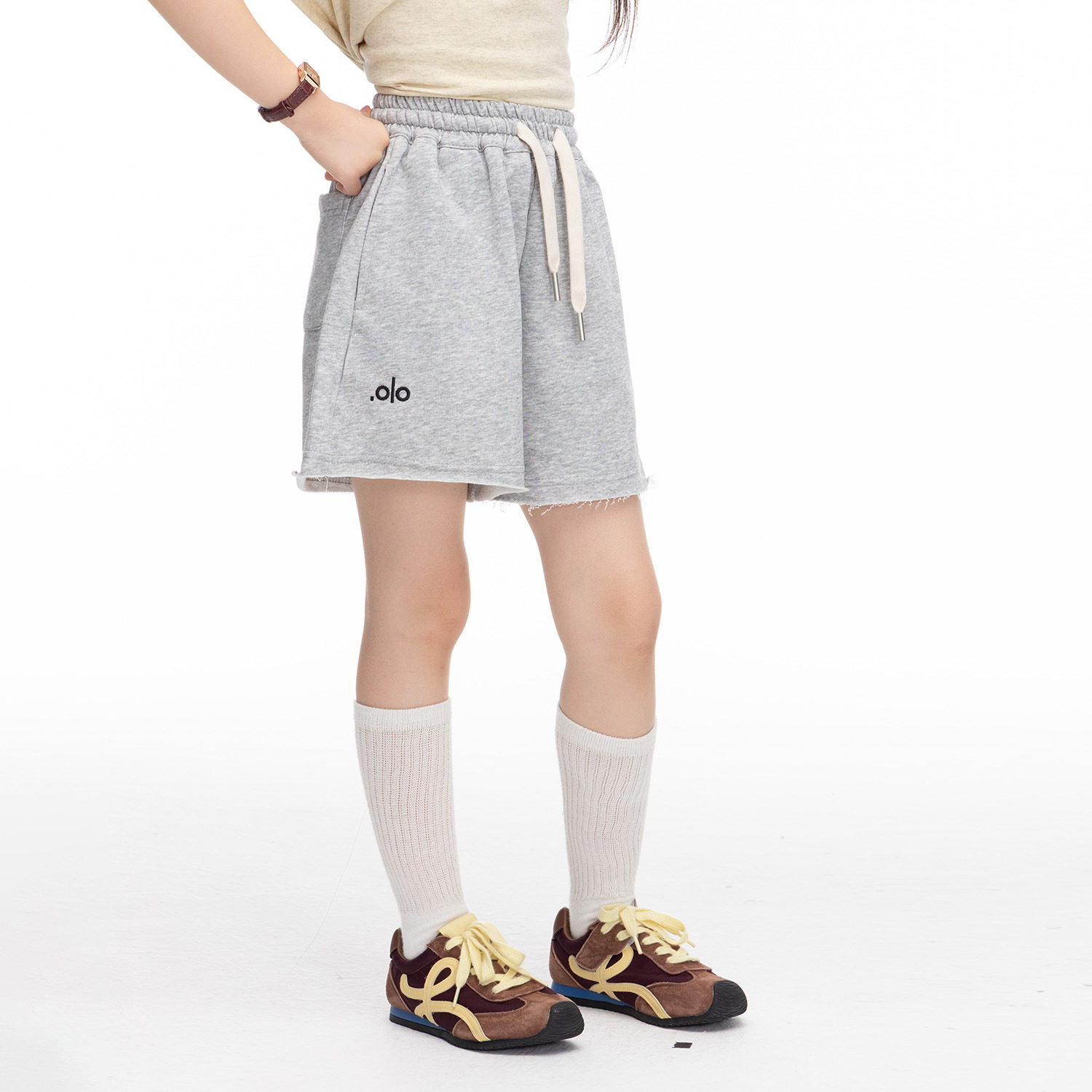 女童毛边短裤2026夏季新款儿童韩版百搭热裤中大童休闲宽松五分裤