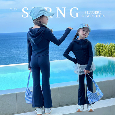 秋季女大童女童运动套装