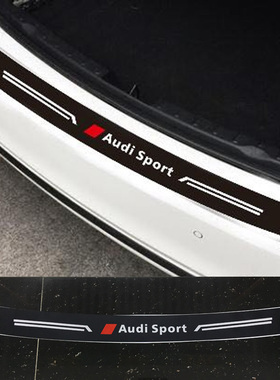 专用奥迪车身贴audi sportA3 A4L A5 A6L Q3 Q5 Q7尾箱车尾装饰贴