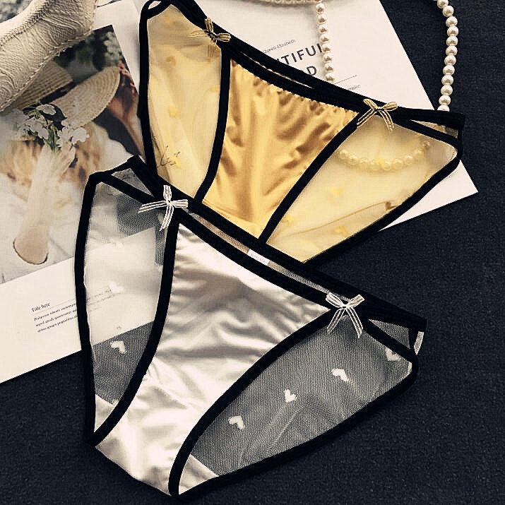 性感低腰内裤女透明三角裤镂空