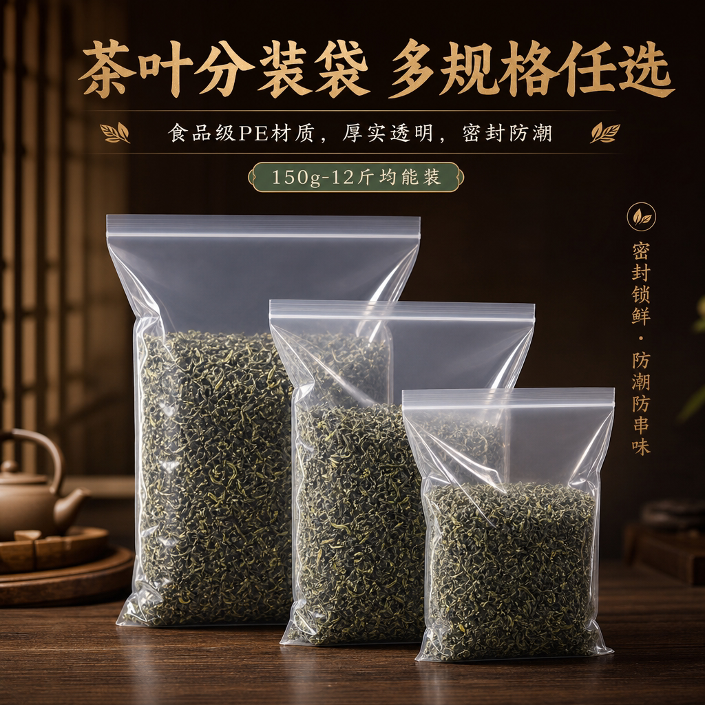 茶叶食品级透明密封袋防潮防水