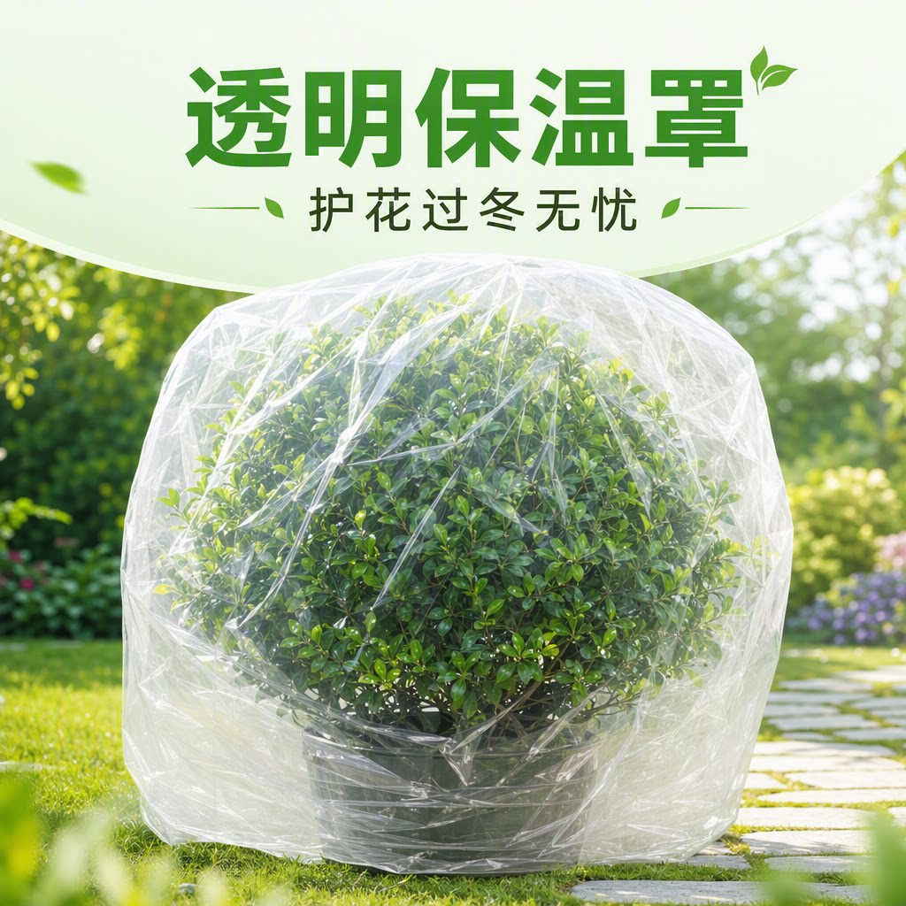 加厚透明植物保护罩防寒防冻