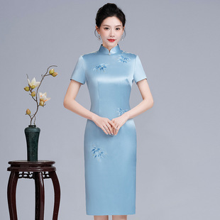 谭燕玉挽苏俏娘鱼2026新款戚薇同款恣禾崔万志官方旗舰店女装旗袍