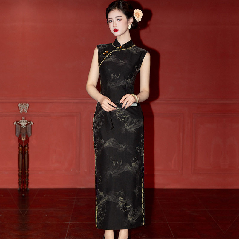 唐之语女装陶玉梅商场同款2026新款画报夫人旗袍先生崔万志旗舰店图片