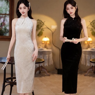 崔万志女装懿菲固执官方专柜同款2026新款龙迪旗舰店旗袍一珂锦绣