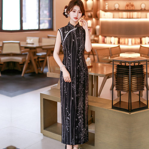 唐之语固执官方旗舰店专柜同款名兰世家2026新款俏娘鱼梦之超旗袍