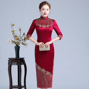 娘子写女装华族经典一珂锦绣逸红颜官方龙迪旗舰店旗袍先生崔万志
