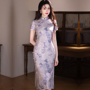 迪菲丽格女装固执官方旗舰店专柜同款逸红颜一城风絮钱塘佳人旗袍