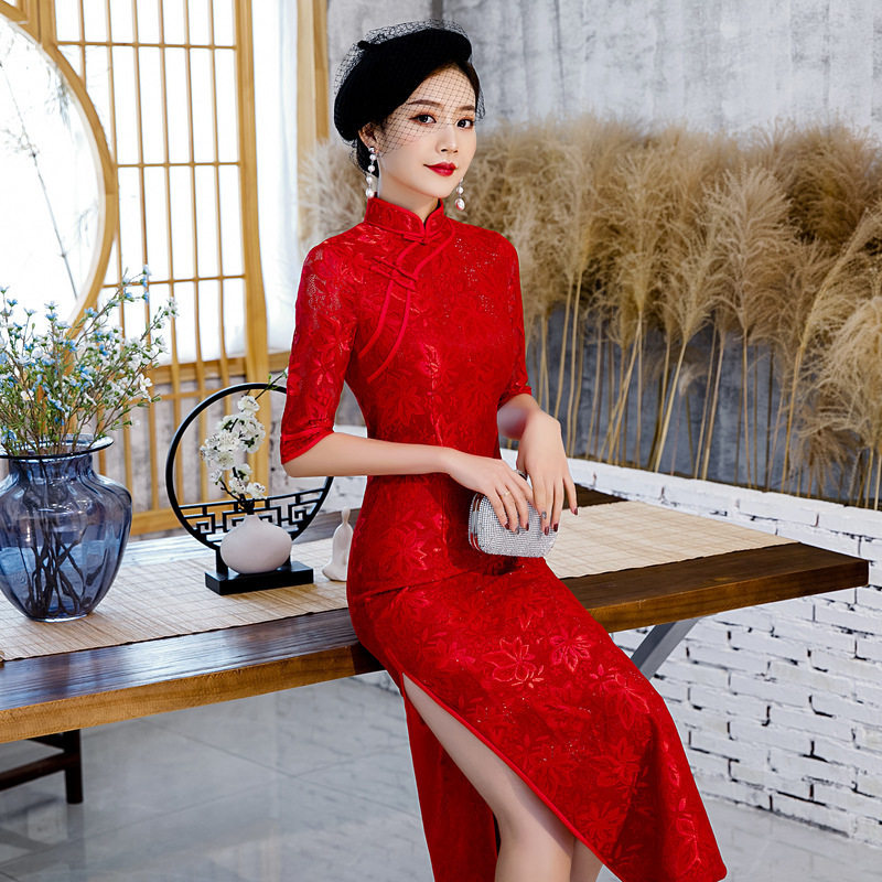 唐之语固执官方旗舰店专柜同款名兰世家2026新款四美子梦之超旗袍图片
