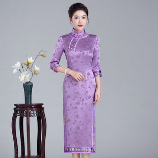 谭燕玉东方美人花间辞2026新款限时赏味崔万志官方旗舰店女装旗袍