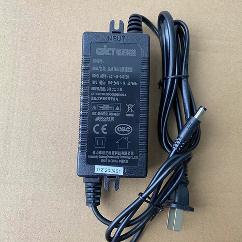 原装GZACT-360020格正24V2A变压电源适配器线火牛DC接口5.5*2.1mm