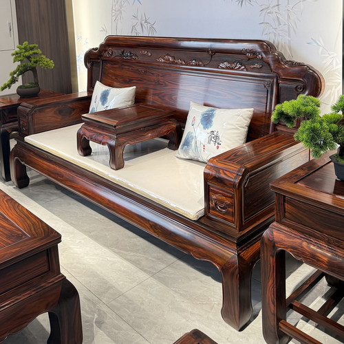 印尼黑酸枝荷花沙发工厂直销