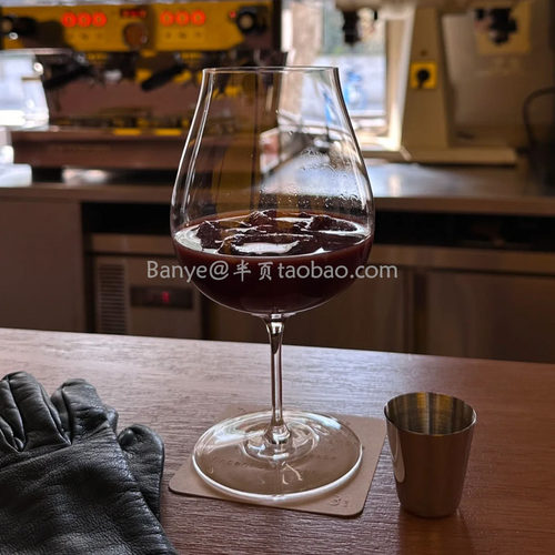 ins咖啡特调高脚红酒杯餐厅 高级感红酒杯酒吧饮品杯萃取杯气泡杯