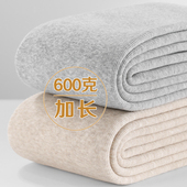 高个子特厚加绒打底裤 女秋冬加厚纯灰色600克棉加长踩脚保暖裤 袜