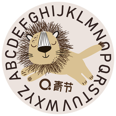 青节圆形客厅地毯简约卡通地垫