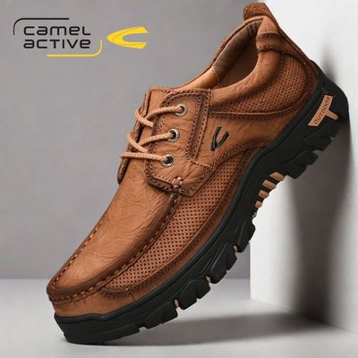 男士休闲皮鞋套脚户外手工鞋子