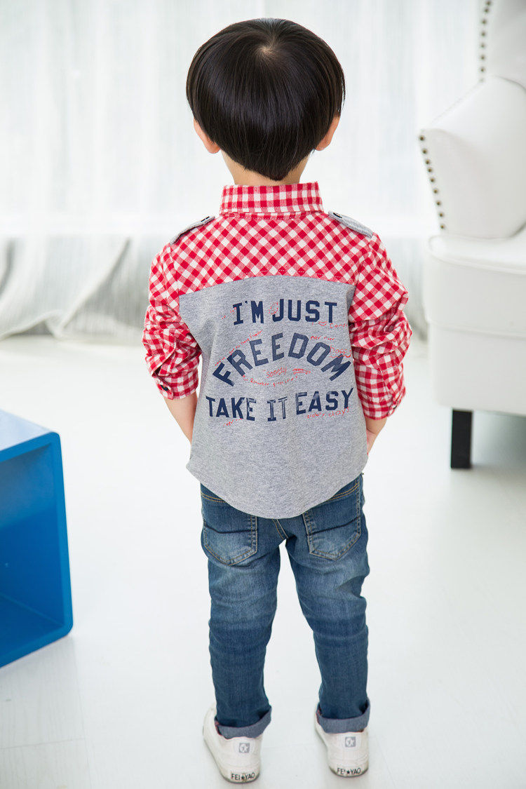 Chemise garcon à manche longue - Ref 2072758 Image 3