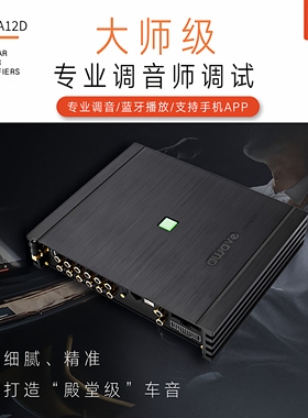 awave爱威DSPA12D功放音频处理器31段汽车音响改装12路DSP功放