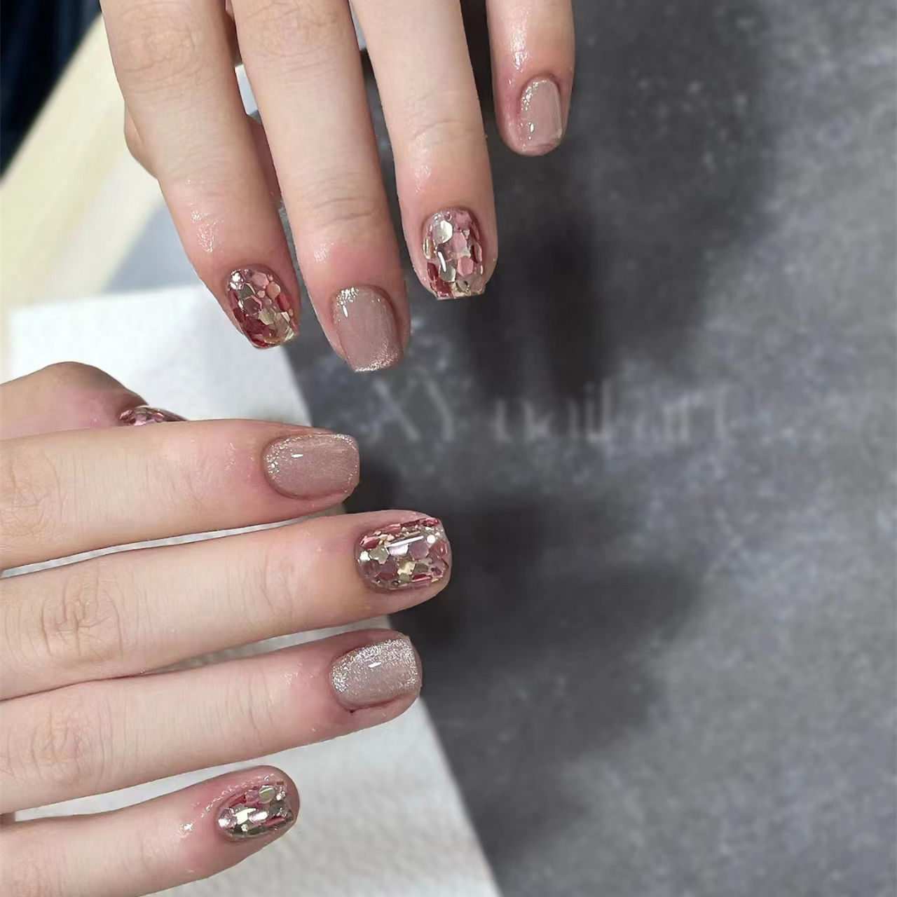 温州穿戴甲猫眼亮片重复使用