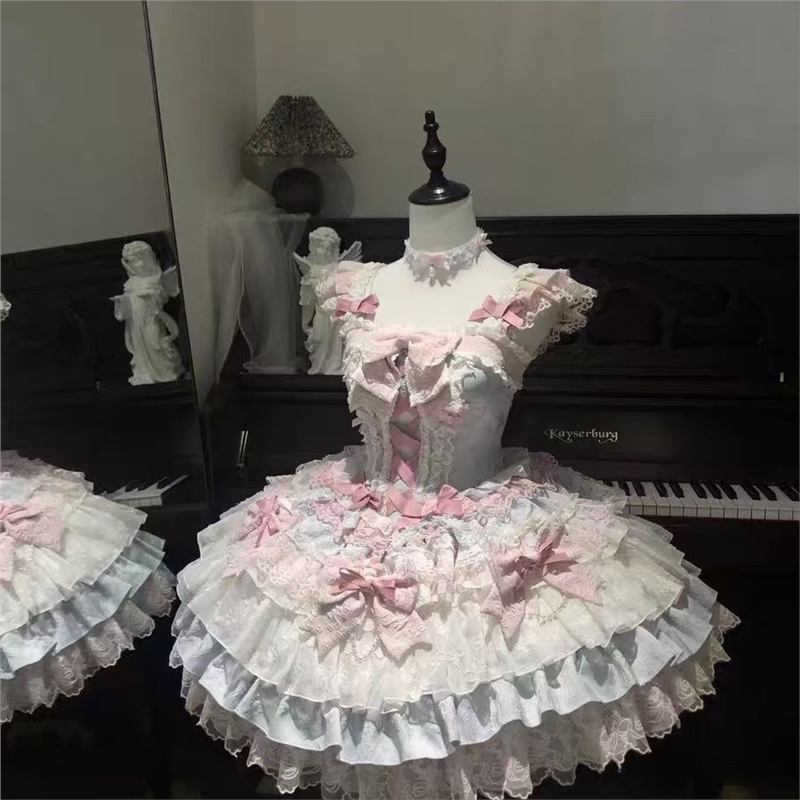 褪色古董糖蜜糖甜塔Lolitajsk图片