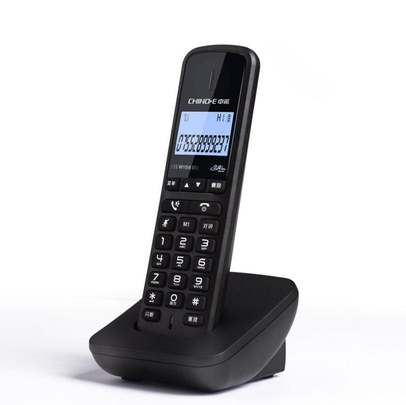 中诺W158 数字无绳电话机无线座机办公子母机单机 固定家用座机