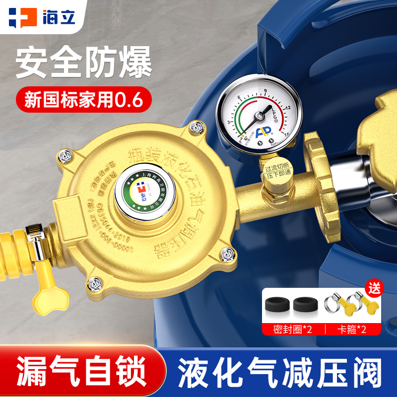 新国标燃气减压阀海立自动断气