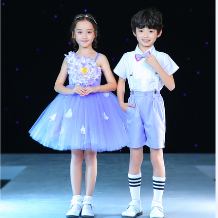 六一儿童节演出服中小学生大合唱团男女诗朗诵表演服装幼儿园班服