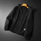 2025春季新款男士连帽夹克外套上衣货号D7006P210，男装夹克，钱塘6027（原6003）