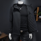 2025新款男士连帽保暖棉衣外套青年时尚百搭外套货号T2005P260，男装棉衣，钱塘6027（原6003）