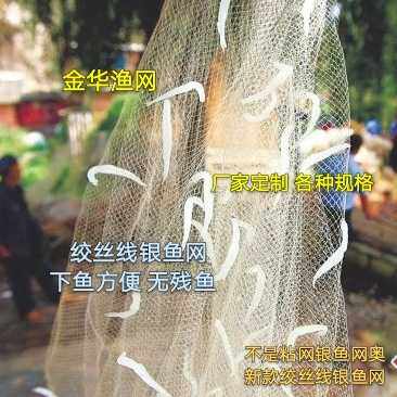 银鱼网渔网面鱼网针鱼网捕鱼网铁坠银鱼网单层鱼尾坠专捕银鱼网
