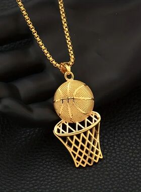 高级篮球框百搭个性吊坠