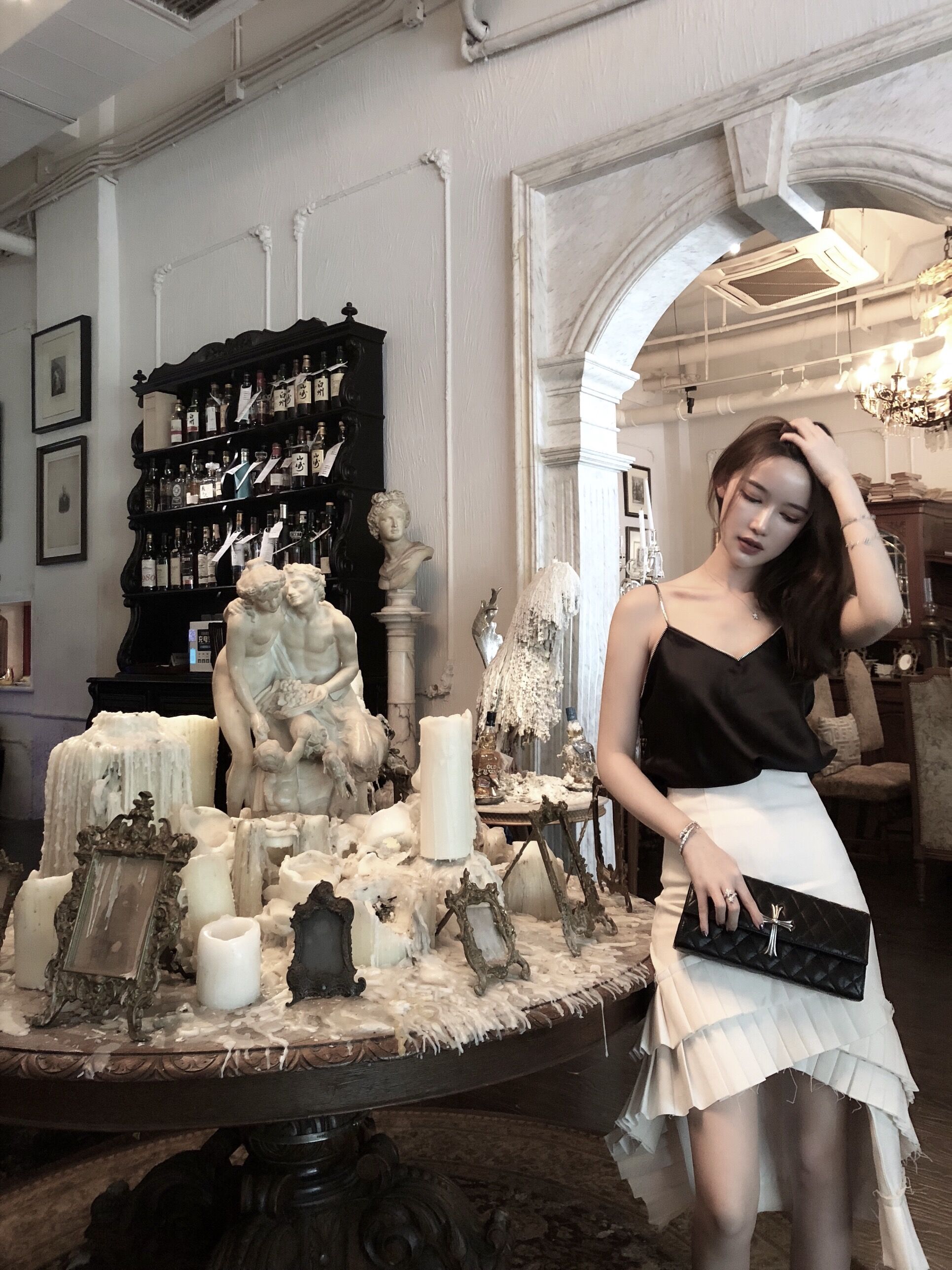 CHICYOU 白色设计师款jac手工百褶毛边不锁边高腰显瘦百搭半身裙在类目 女装/女士精品, 半身裙中 - 来自Buy2taobao.com提供专业的淘宝代购服务