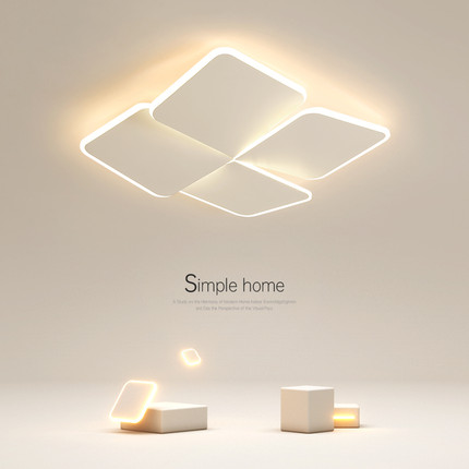 简约现代led吸顶灯创意主卧室灯极简客厅灯大气餐厅书房房间灯具