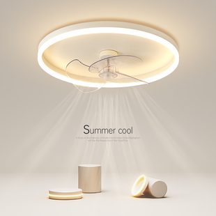 创意卧室灯简约现代led吸顶灯风扇灯极简客厅灯餐厅书房房间灯具