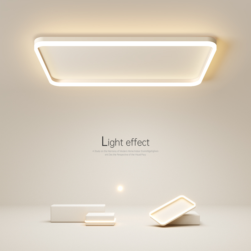 简约现代LED客厅吸顶灯长方形