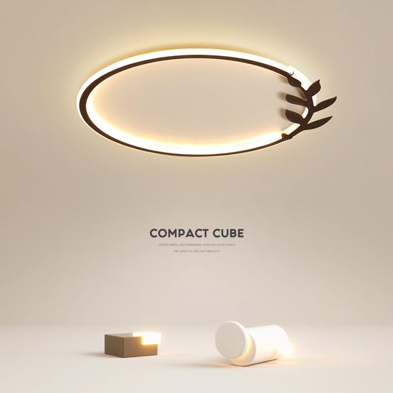 创意主卧室灯led吸顶灯现代简约几何圆形客厅灯餐厅书房房间灯具