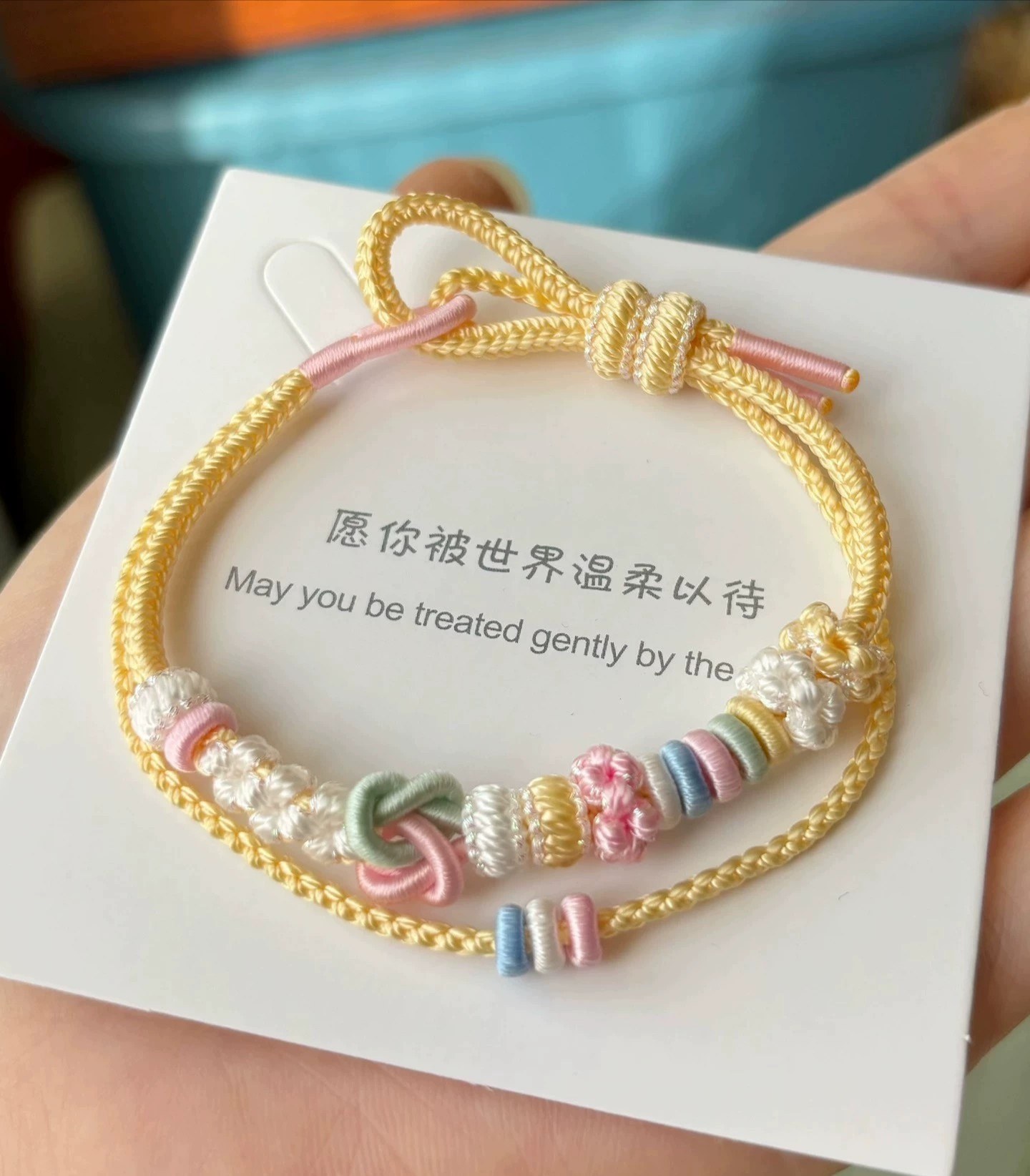 新款手绳双层叠戴可穿2种孔径饰品纯手工手链时尚流行手绳送朋友