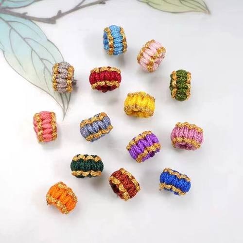 3mm线圈金线平结线圈璎珞圈配件diy手工编织红绳手链项链饰品配饰