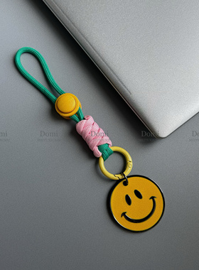 高品质进口手工编织潮款多用调节绳链手机AirPod耳机包挂件钥匙扣