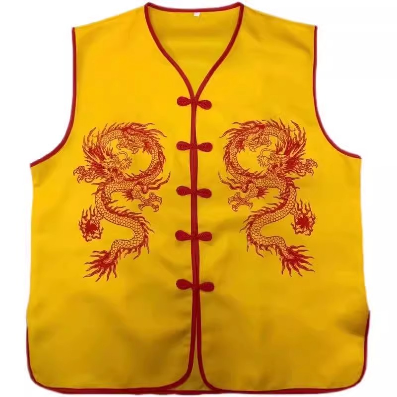进客香客服装寺庙拜佛印龙马甲法会公庙祈福烧香印字背心