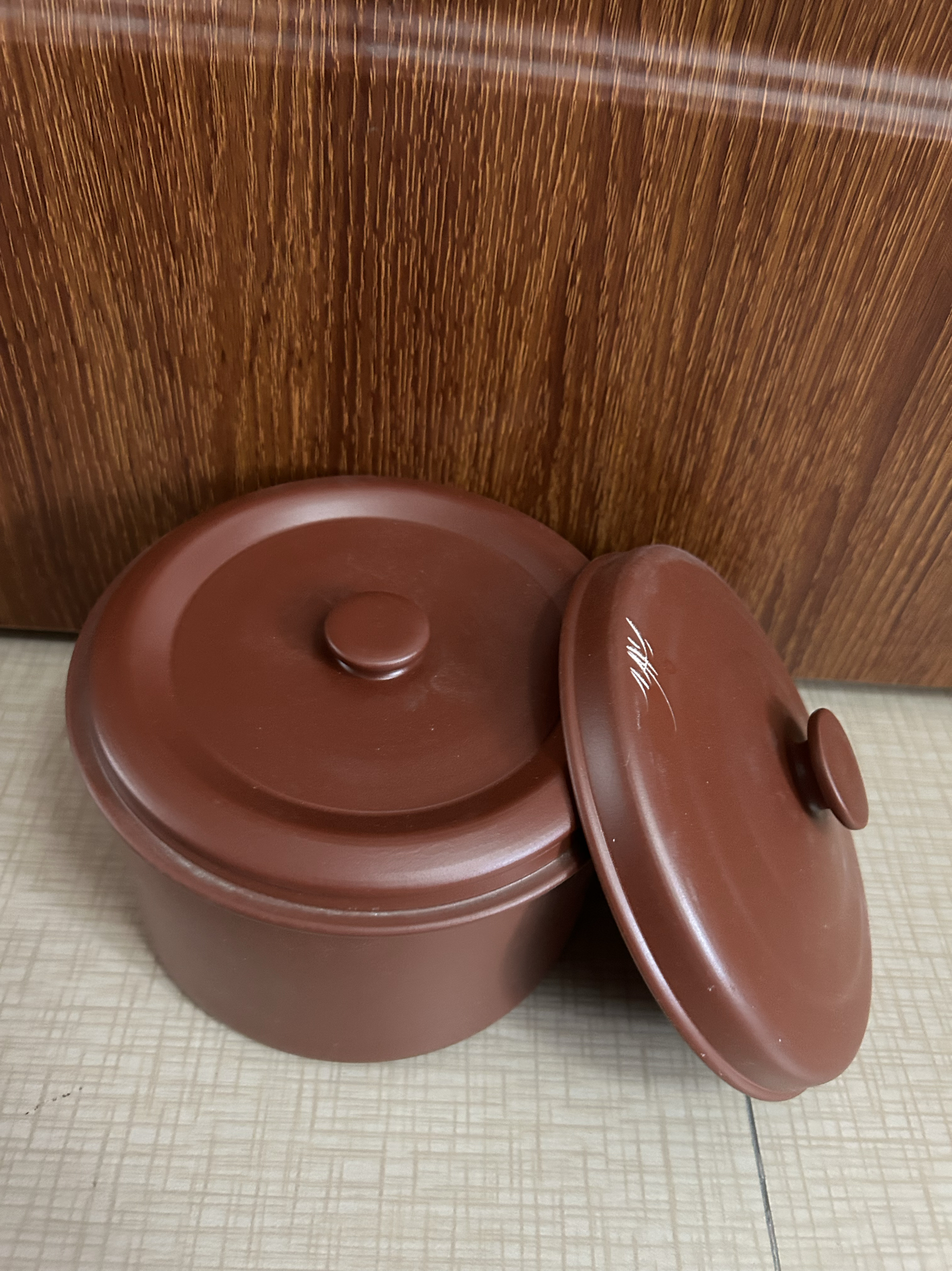 适合依立紫砂隔水炖盅0.8L营养小炖芯蒸炖紫砂胆 双盖