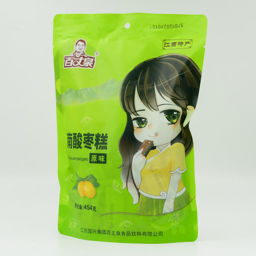 百丈泉江西赣州赣南南酸枣糕酸味