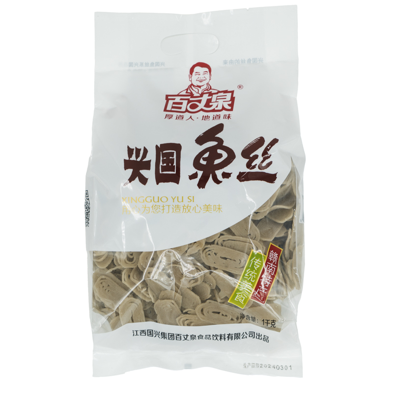 百丈泉江西特产家庭装兴国鱼丝