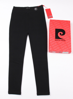 320克皮尔卡丹5103无缝零感羊毛小黑裤 无缝超柔加绒女保暖塑形裤