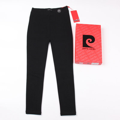 320克皮尔卡丹5103无缝零感羊毛小黑裤 无缝超柔加绒女保暖塑形裤