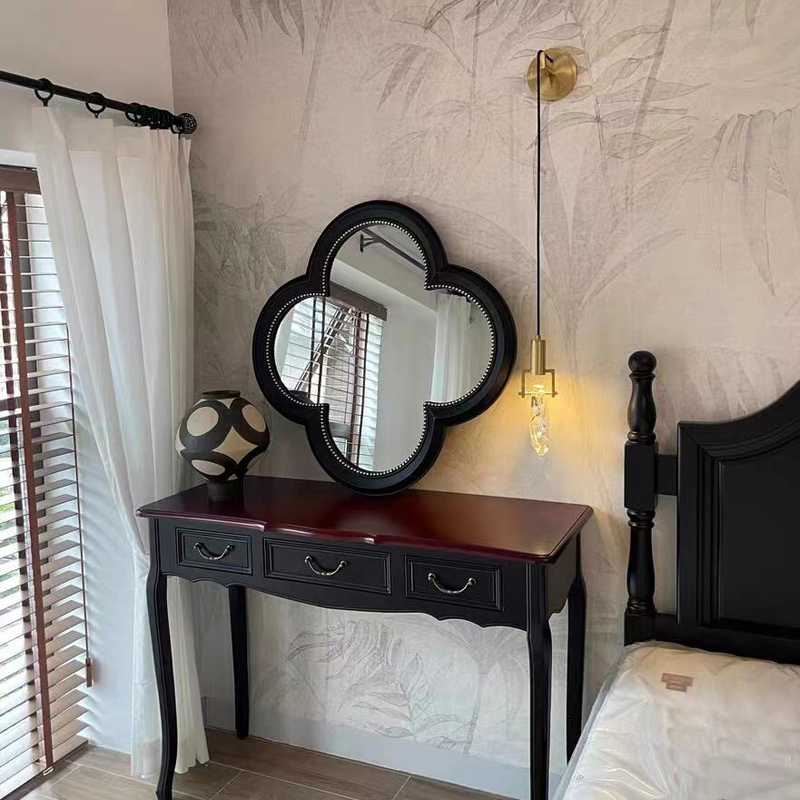 bxi化妆镜直销黑色简约化妆台