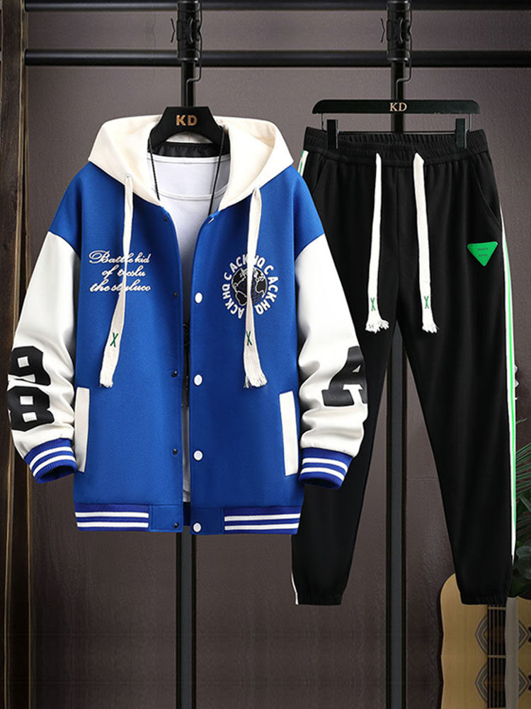 春秋季连帽夹克安踏02旗舰男孩初高中学生棒球服外套大童秋装上衣