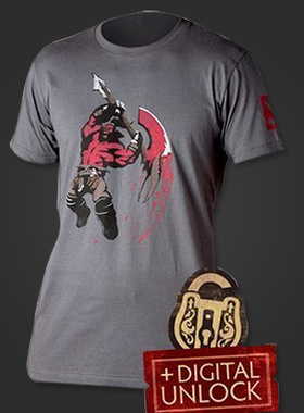 DOTA2 JINX游戏周边t恤 axe斧王短袖衣服 原装进口打折